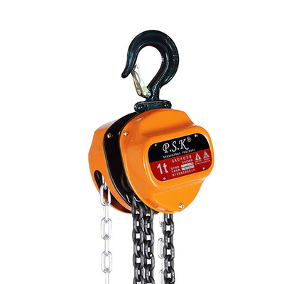 1 Ton Chain Block 2t 2000kg Manual Lifting Hoist Chain Pulley Block With 6m G80 Load Chain