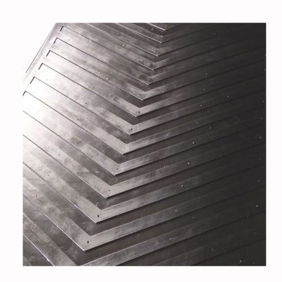 Conveyor Belt for Stone Crusher 15-25mm Cover Thickness Upper 6mm-20mm V Cleat Height