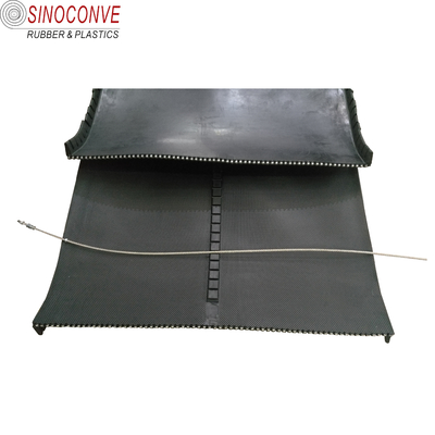Weighing coal feeder conveyor belt for feeders powder counterweight Apron ruched conveyor belt