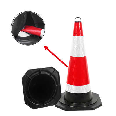 Road Safety Reflective rubber Traffic Cone