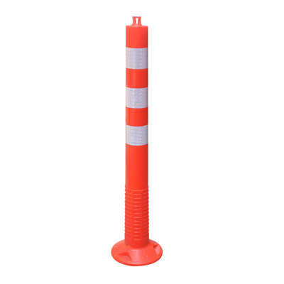 Soft Unbreakable Flexible Bollard Traffic Delineator Warning Post
