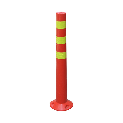 Soft Unbreakable Flexible Bollard Traffic Delineator Warning Post