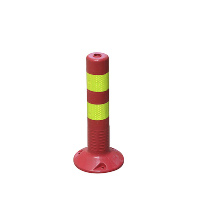 Soft Unbreakable Flexible Bollard Traffic Delineator Warning Post