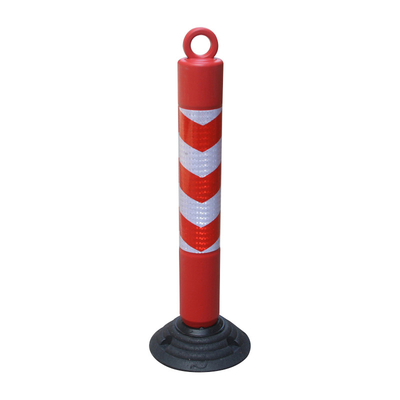Soft Unbreakable Flexible Bollard Traffic Delineator Warning Post