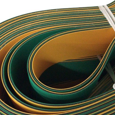 Nylon Rubber Flat Transmission Belt for -20-80C Temperature and Customized Length