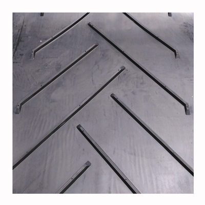 50-500m/roll Cattle Feed Chevron Incline Side Wall Cleated Rough Rubber Conveyor Belts