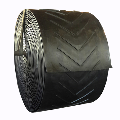 Online Support Rubber Fabric Ribbed EP Chevron Conveyor Belt with 300mm-2400mm Width