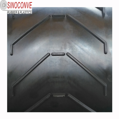 Online Support Rubber Fabric Ribbed EP Chevron Conveyor Belt with 300mm-2400mm Width