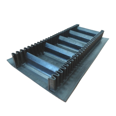 Wear Resistant Skirts Rubber Sidewall Conveyor Belt for Inclined Bulk Material Transport