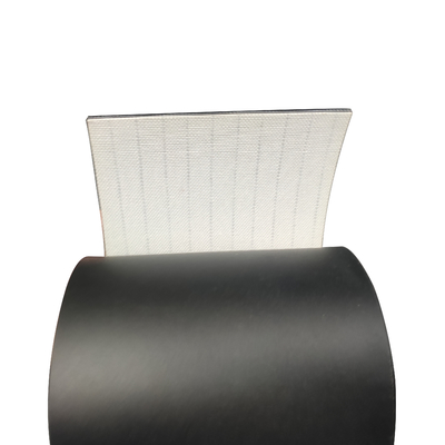 Black food PVC conveyor belt