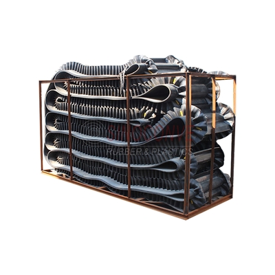 Versatile 25mm Skirt Rubber Sidewall Conveyor Belt With Cleats for Various Industries