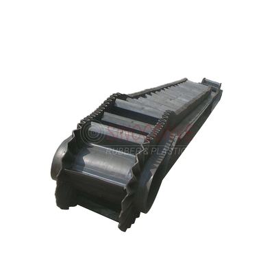 Versatile 25mm Skirt Rubber Sidewall Conveyor Belt With Cleats for Various Industries