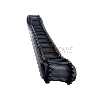 Versatile 25mm Skirt Rubber Sidewall Conveyor Belt With Cleats for Various Industries