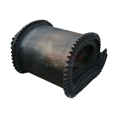 Versatile 25mm Skirt Rubber Sidewall Conveyor Belt With Cleats for Various Industries