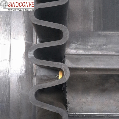 35mm Upward Cleat Sidewall Skirt Rubber Conveyor Belt with T/TS/TC/TCS Cleat