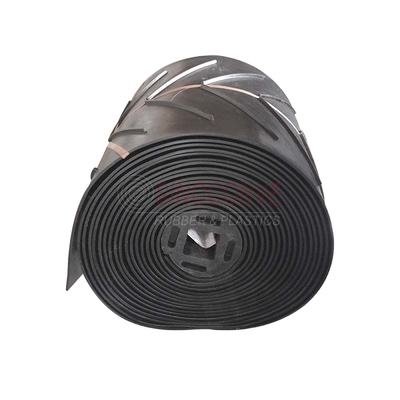 Customized Fabric Type 3 Ply Rubber Chevron Conveyor Belt for Mining 10Mpa-24Mpa Concave