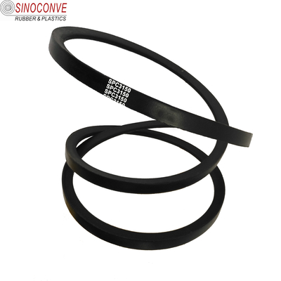 Polyester Cotton Canvas Trapezoid Narrow V Rubber Belt for Air Compressor and Choice